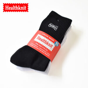 Healthknit 2pack heavyweight socks ワンポイント刺繍 2Pソックス