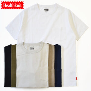 Healthknit fanctional fabric crewneck pocket T-shirt ファンクショナルファブリック クルーネックポケット半袖Tシャツ