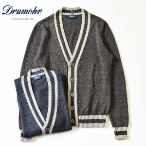 DRUMOHR Cotton linen childen cardigan ドルモア コットンリネン チルデン カーディガン D8LZ109R