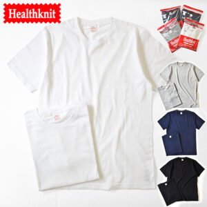 Healthknit basic crewneck shortsleeve 2pack T-shirt ヘルスニット 2パック クルーネック 半袖Tシャツ 2-2201