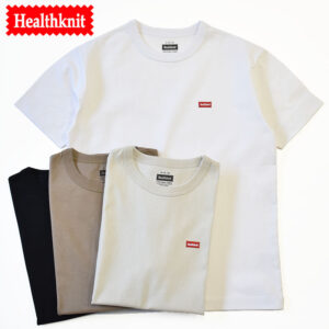 Healthknit fanctional fabric one point T-shirt ヘルスニット ファンクショナルファブリック ワンポイント 半袖Tシャツ 5803