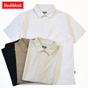 Healthknit fanctional fabric Polo shirt ヘルスニット ファンクショナルファブリック 半袖ポロシャツ 5804