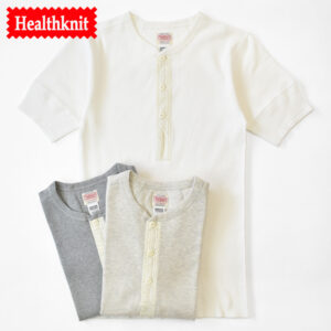 Healthknit Vintage fraise henryneck T-shirt ヘルスニット ヴィンテージ フライス ヘンリーネックTシャツ700