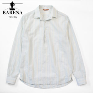 BARENA VENEZIA IMDR PAVAN MNTA cotton pullover stripe shirt バレナ プルオーバー ストライプシャツ 268-14411