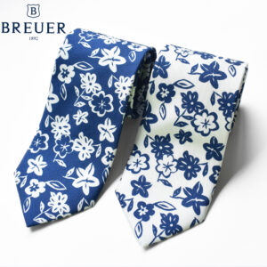 BREUER flower print tie ブリュワー フラワー プリント ネクタイ 267-38900