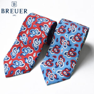 BREUER Paisley print tie ブリュワー ペイズリー プリント ネクタイ267-38901