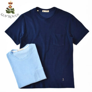 GUY ROVER pile fabric pocket crewneck short sleeve T-shirt  ギローバー パイル素材 ポケット付き クルーネック Tシャツ 3050TC442
