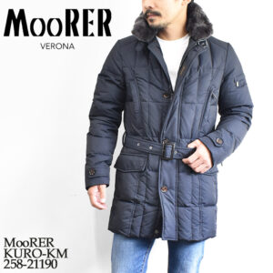 MooRER KURO-KM  258-21190 クロ-WK セミロング丈 ダウンコートジャケット