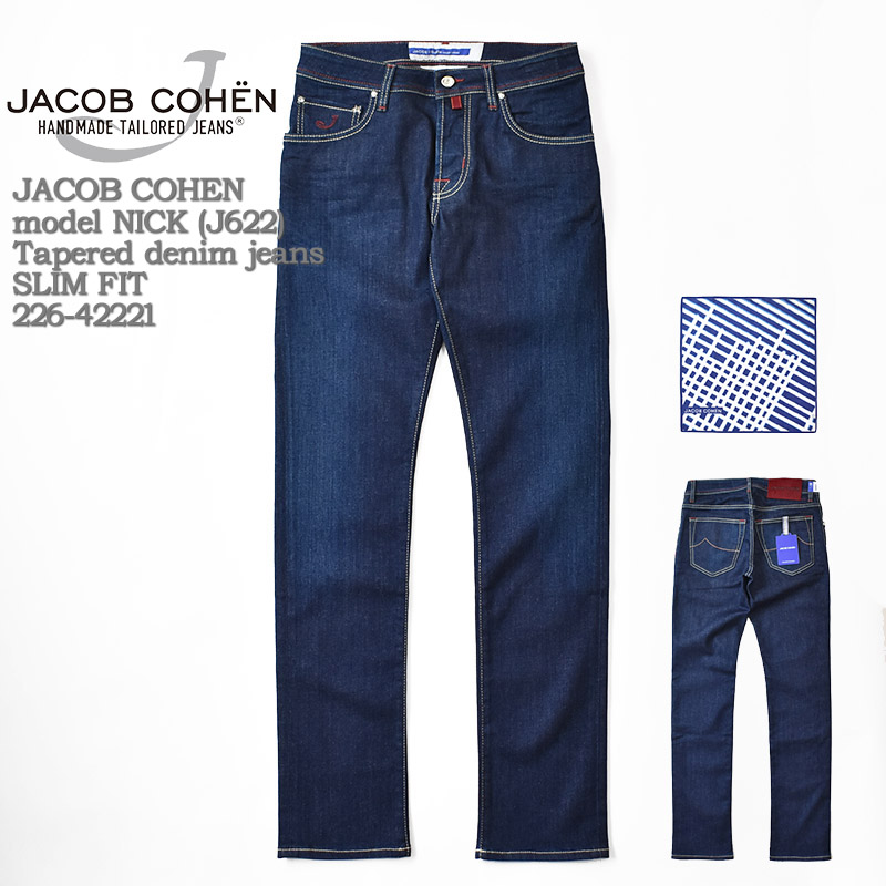 JACOB COHEN ヤコブコーエン model NICK (J622) Tapered denim jeans