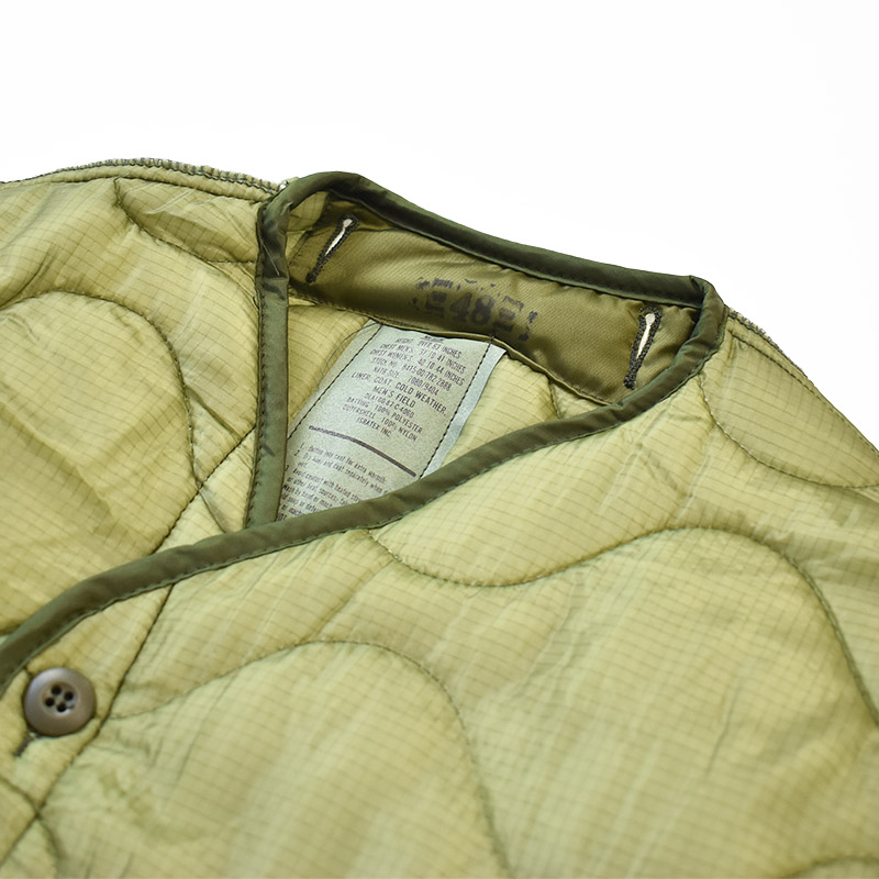 U.S.ARMY M-65 field Jacket front button liner | Mr.Mojo(ミスター 