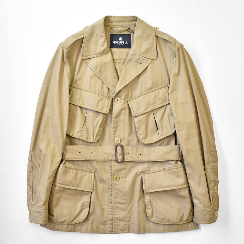 GRENFELL SAHARA GRENFELL CLOTH WASHED Safari Jacket ・