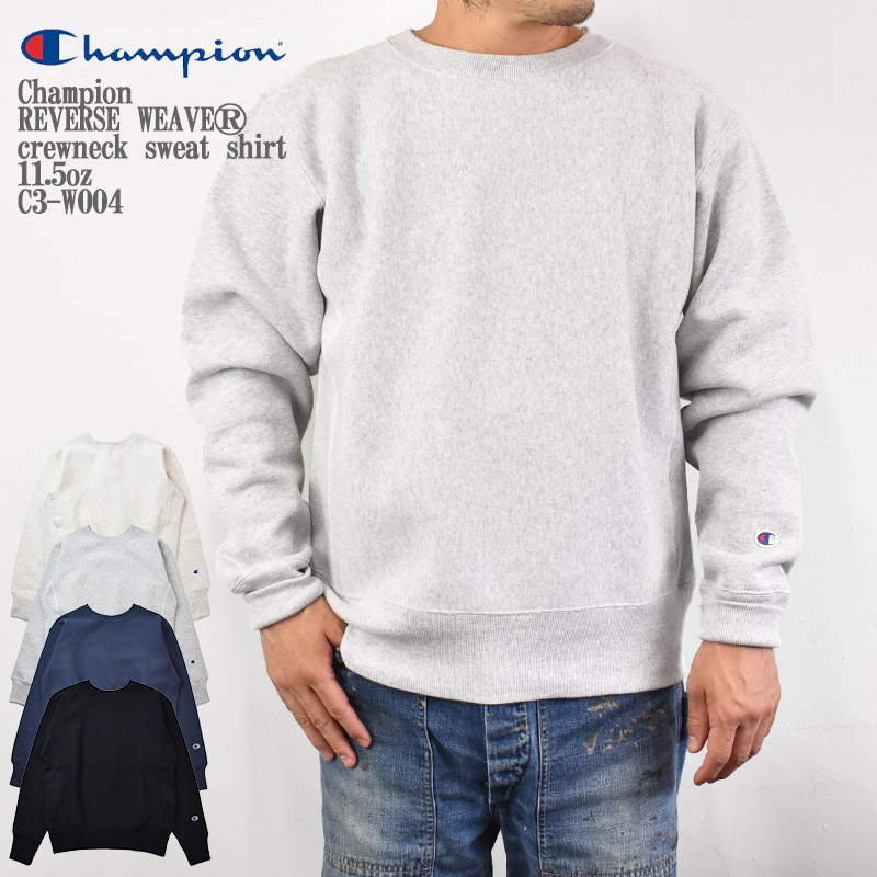 Champion チャンピオン REVERSE WEAVE® crewneck sweat shirt 11.5oz ...