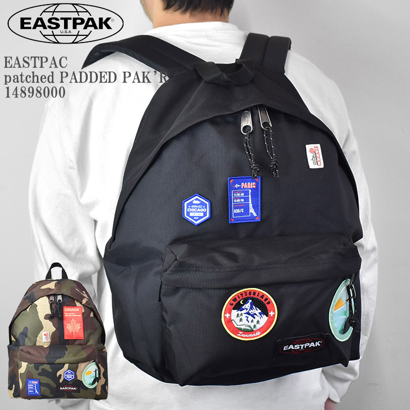 EASTPAK イーストパック patched PADDED PAK'R 14898000 パッチ